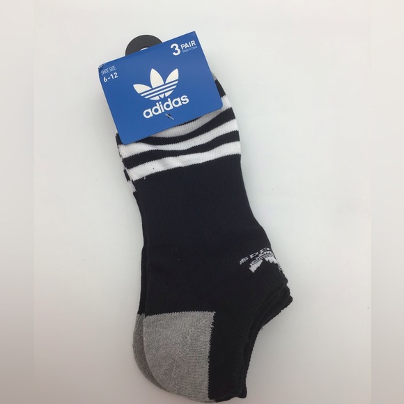 Adidas 3pk. No Show Cushioned Socks - Picture 2 of 3